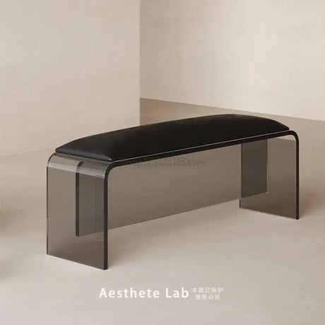 Acrylic Bench Dining Table Stool Dining Chair Dining Stool Door Shoe Changing Stool Bench Bed End Stool Light Luxury