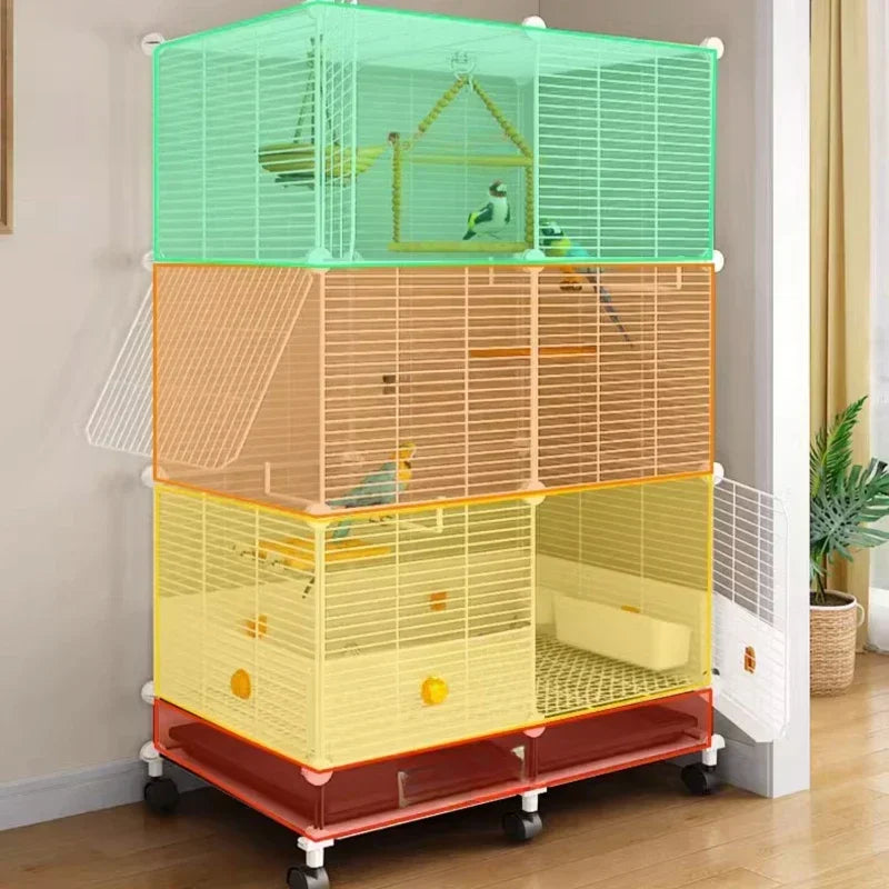 Large Parrot Stand Accessories Bird Cage Decoration Outdoor Bird Cage Parrots Loungefly Gaiola Para Passaros Furniture YN50BC