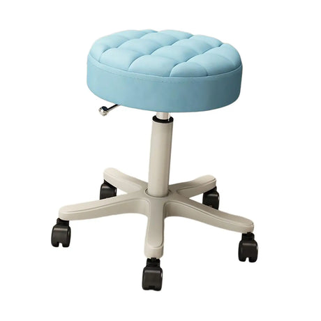 Swivel Salon Stool Heavy Duty Lash Chair 35~45cm Adjust Multipurpose Drafting Bar Stool with Wheels for Barbershop, Housework