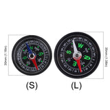 Handlebar Compass Lightweight Hiking Compass Waterproof Motorcycle Compass Dustproof S/L Multi-Purpose for Bicycle/Motorcycle