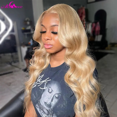 Wear And Go Wigs 5x5 HD Lace Closure Wig 13x4 Blonde Highlight Body Wave Lace Front Wig Pre plucked Honey Blonde Human Hair Wig