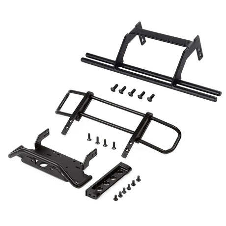 INJORA RC Car Metal Front Rear Bumper for 1:10 RC Crawler TRX4 G500 TRX6 G63 6X6 Upgrade Parts