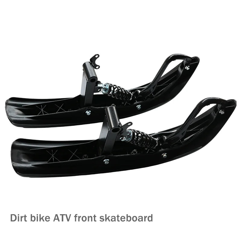 Motorcycle ATV Skates Snowboard UTV Skiboards Winter Snow Sledge Plastic Universal for Pit Dirt Bike Skiing Track Accessories