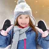 Winter Must Windproof Waterproof Children Kids Children Ski Gloves Long-sleeved Mitten Snow Snowboard Outdoor Riding