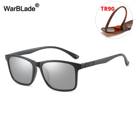 WarBLade Classic Polarized Sunglasses Brand Design Men Women TR90 Flexible Square Sun Glasses Driving Eyewear UV400 Gafas De Sol