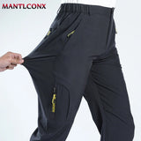 XL-5XL Lightweight Hiking Camping Trousers Men Thin Summer Pants for Men Sweatpants Stretch Quick Dry Casual Men's Pants Joggers