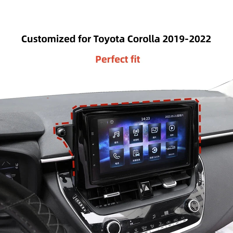 For Toyota Corolla 2019-2022 Car Phone Holder 8/9" Screen Fixed GPS Bracket Mobile Phone Stand Car Mount Auto Accessories