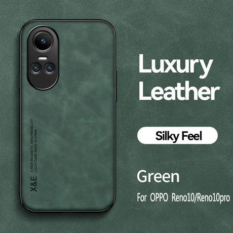 For OPPO Reno 10 5G CPH2531 Case Luxury Magnetic Leather Soft Phone Cases for Oppo Reno10 Pro Global 2023 CPH2525 Back Cover