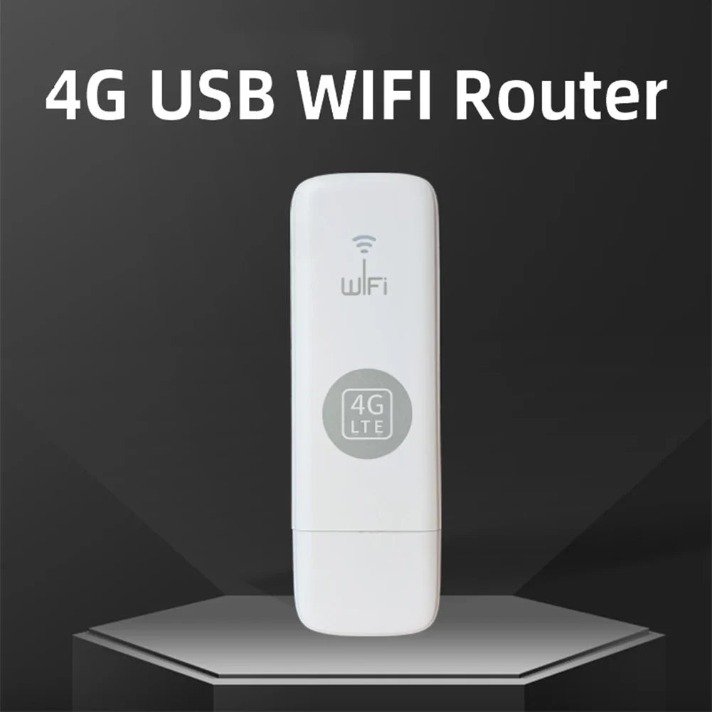 4G WiFi Router Portable 4G LTE Wireless Router USB Dongle 150Mbps Modem Stick Nano SIM Card Mobile WiFi Hotspot with Antenna