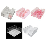 Acrylic Clear Eyelash Grafting Tools Storage Box Beauty Eyelashes Eyelash Brush Tapes Cotton Swab Tweezers Dropshipping