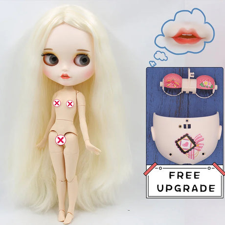 ICY DBS blyth doll CUSTMIZED carvd lips teeth matte face  joint body on sale 1/6 BJD neo azone