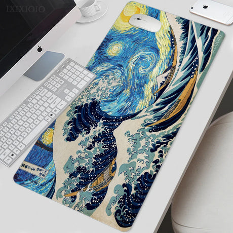 Van Gogh Art Mouse Pad Gaming XL HD Mousepad XXL Mechanical Keyboard Pad MousePads Carpet Non-Slip Office Accessories Mice Pad