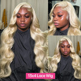 Melodie 40inch 613 Honey Color Body Wave 13x6 HD Lace Frontal Wig Human Hair Brazilian 13x4 Lace Front Wig Glueless For Women