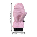 Children Gloves Windproof S/M/L Size Gloves Winter Warm Outdoor Skating Snow Ski Snowboarding Mittens Snowboard Accessories