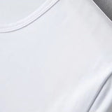 Men's Basic T-shirt Solid Color Short Sleeve Tee Summer Plain Casual Gym Muscle Crew Neck Slim Fit Tops T Shirts Male Clothing