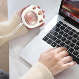 USB Rechargeable Hand Warmers Explosion-proof Cartoon Student Heaters 2-gear Temperature Adjustment for Winter Outdoor Traveling