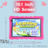 10.1inch Education Tablet Study Pad .Android11,64G HD Safety Eye Protection Screen, WiFi, Dual Camera,Montessori Education Toy.