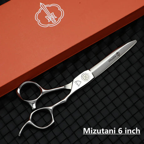 Mizutani new CNC scissors 6-6.3-6.7-7inch bearings screw Thin scissors for haircuts Salon Professional Hairdressing Tools