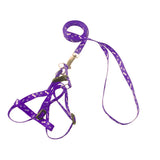 Nylon Dog Pet Puppy Cat Adjustable Harness with Lead Leash 10 Colors To Choose Toys Leash Chain Collars Interactive Toy