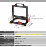 Open PC Gamer Cabinets,DIY ITX MATX ATX Case Frame Rack,Water Cooling Computer Gabinete Gaming Chassis Vertical Personality