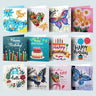 AZQSD Diamond Painting Greeting Card Blessing Christmas 6/8/12pcs Happy Birthday Animal Flower Landscape Envelope Postcard
