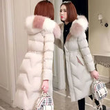 Feather Coats Women's Down Jacket 2023 Korean Jacket for Women Thicken Long Cotton Jacket Winter Down Coats Women Puffer Jacket