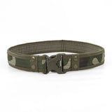 New Plastic Buckle Men Canvas Lengthened Thickened Tactical Belt Wide Edging Outdoor Belt