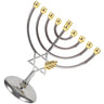 Jewish Candle Holder Branch Candlestick Metal Candle Holder Party Ornament Jewish New Year Nine Headed Candlestick