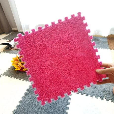 Soft Plush Kids Carpet Baby Play Mat Children's Rugs Toys EVA Foam Children's Mat Puzzle Interlock Floor Mats 30*30 CM