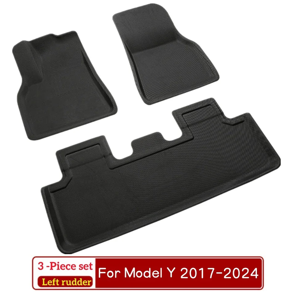 Model Y Model 3 Floor Mat 2017-2023 Luggage Mat Custom For Tesla Mat Trunk Mat 3D XPE All Weather Anti-Slip Set Floor Liner Mat