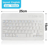 Wireless Bluetooth Keyboard 10inch Backlit Keyboard Backlight  Touchpad Keyboard Mouse For PC IOS Android Windows TV Box iPad