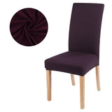 Elastic solid color Chair Cover Home Spandex Stretch Slipcovers Chair Seat Covers For Kitchen Dining Room Wedding Banquet Home