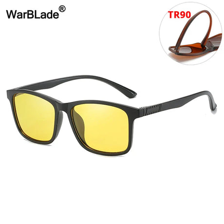 WarBLade Classic Polarized Sunglasses Brand Design Men Women TR90 Flexible Square Sun Glasses Driving Eyewear UV400 Gafas De Sol