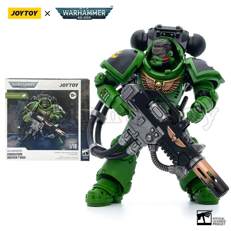 JOYTOY 1/18 Action Figure 40K Salamanders Anime Military Model Free Shipping