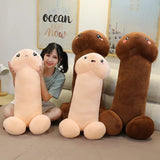 Big Size Trick Penis Plush Soft Simulation Boy Dick Plushie Real-life Penis Pillow Sexy Hugging Pillow Girlfriend Gift