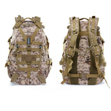 Men's backpack large capacity hiking camping canvas travel backpack men's camouflage sports outdoor tactical backpack