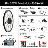 36V 48V 500W Ebike Conversion Kit 15/20/24AH Hailong Battery Front Rear Wheel Hub Motor 20 26 27.5 29 inch 700C Electric Bicycle