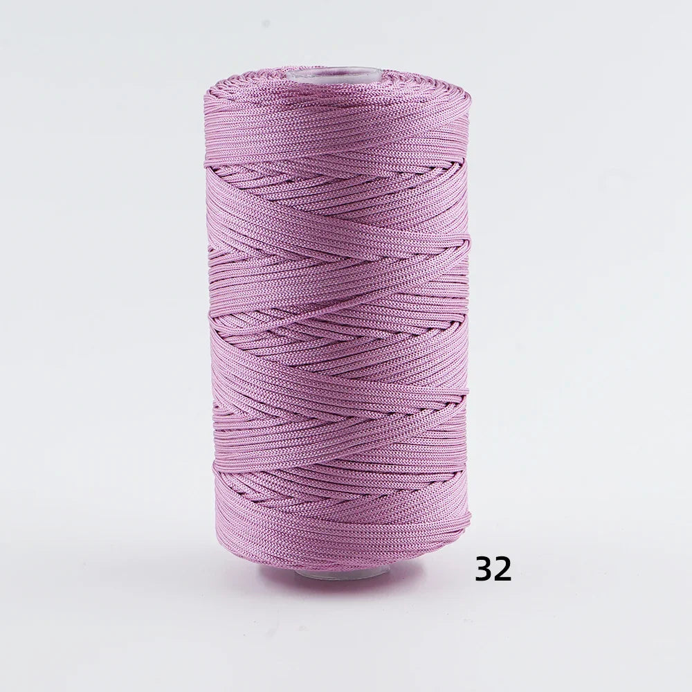 1Pc 100g 1.5mm Thin Ice nylon Yarns For Knitting And Crochet diy bag shoes hat hollow Yarn Thread Crochet Line DIY Bracelet mat