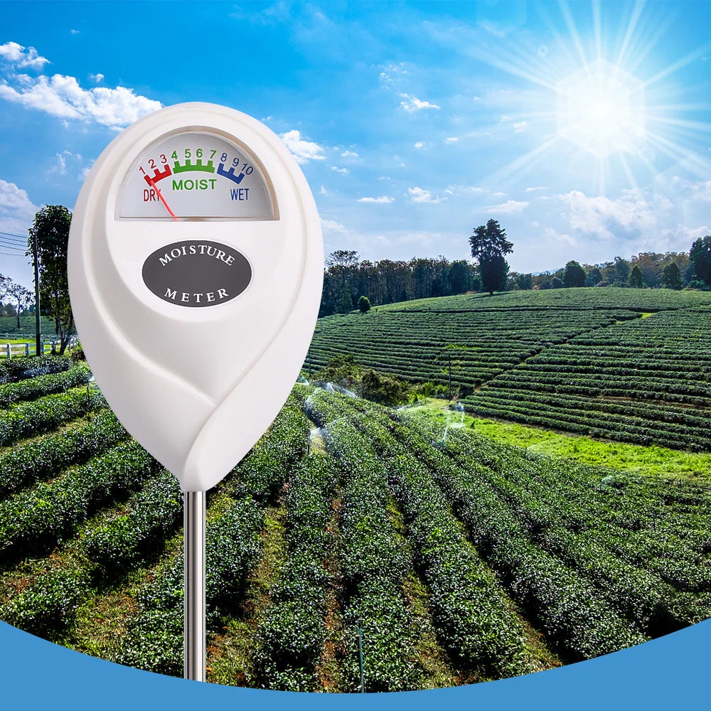 Soil Moisture Sensor Meter Humidometer Gardening Detector Metal Probe Outdoor Hygrometer Plant Analyzer Test Instrument Tools