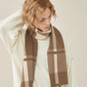 High Quality Wool Scarf Men Autumn Winter Thick Warm Business Versatile Plaid Stripe Cashmere Muffler Luxury Chrimas Gift Male