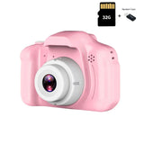 Cute Cartoon Full HD Video Digital Camera Instant Mini Camera Children Fun Birthday Gift Portable Sports Photo Camera