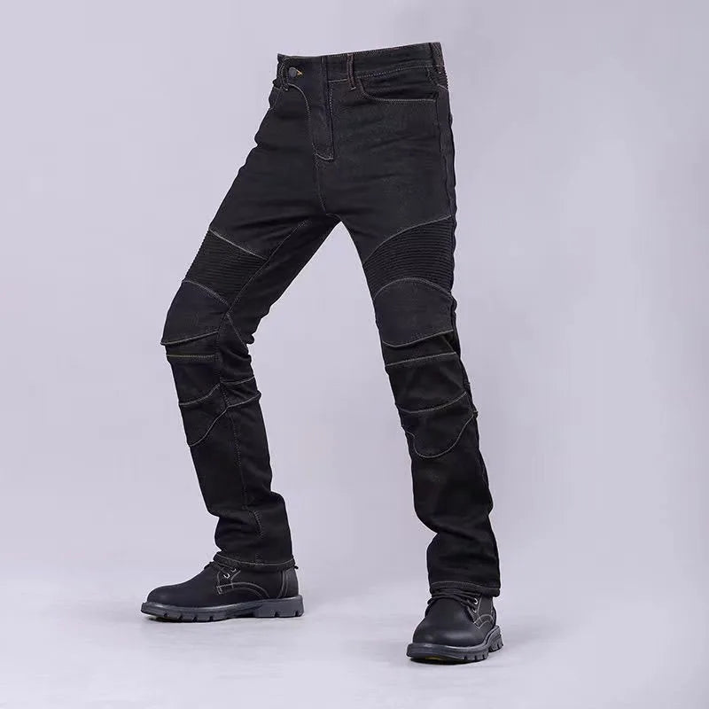 Logo PK719 B06 Four Seasons Riding Motorcycle Pants Classic Outdoor Riding moto Drop-resistant Pant With Hip Knee Gear