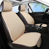 Car Seat Cover Flax Seat Protect Cushion Automobile Backrest Cushion Pad Covers Mat Four Seasons Car Supplies Set