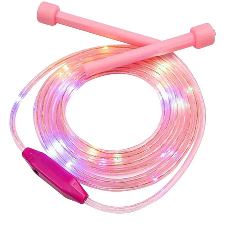 LED Colorful Light Children Skipping Rope Exercise Jumping Game Skipping Rope Home Gym Electronic Luminous Jump Rope