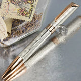 MBS Luxury Christmas Gift Ballpoint Pen Metal Grid Stationery Office School Supplies Writing Smooth With Box Pack