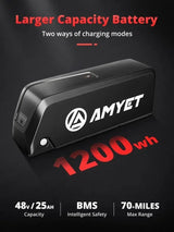 AMYET S8 Electric Bike 2000W Dual Motor 20*4.0 Fat Tire Hydraulic Disc Brake Ebike 25AH Long Distance Mountain Bicycle Adults