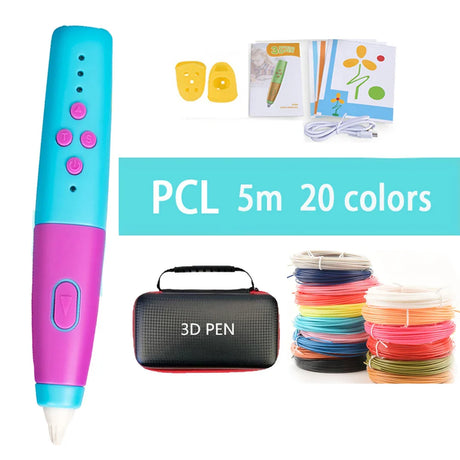 Ultimate 3D Printing Pen Set for Kids - Creative Educational Toys with PCL Filament for Fun and Imaginative Play!