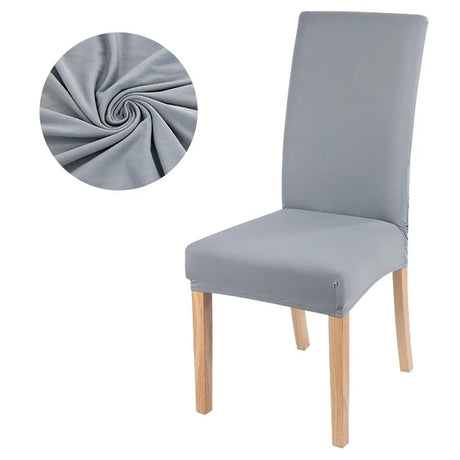 Elastic solid color Chair Cover Home Spandex Stretch Slipcovers Chair Seat Covers For Kitchen Dining Room Wedding Banquet Home