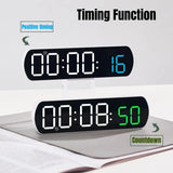 Voice Control Digital Alarm Timer Clock Temperature Dual Alarm Desktop Table Clock Night Mode 12/24H LED Clock Watch Desk Clock