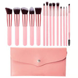 14 PCS Makeup Brushes Set Eye Shadow Foundation Women Cosmetic Brush Eyeshadow Blush Beauty Soft Make Up Blending Tools Bag